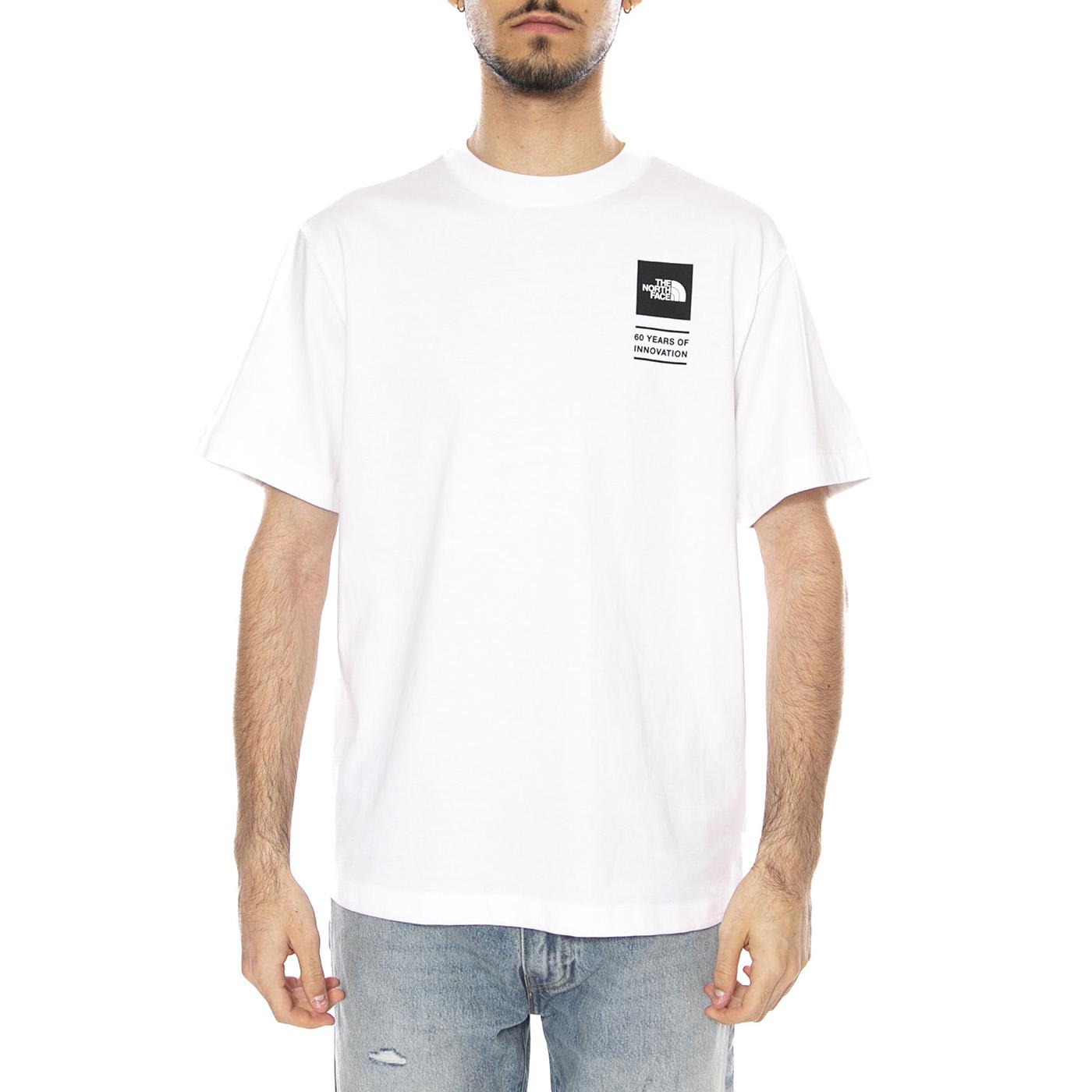 M TNF CEL RX SS TEE - Maglietta Girocollo Uomo Bianca NF0A8GAR FN41 THE NORTH FACE 