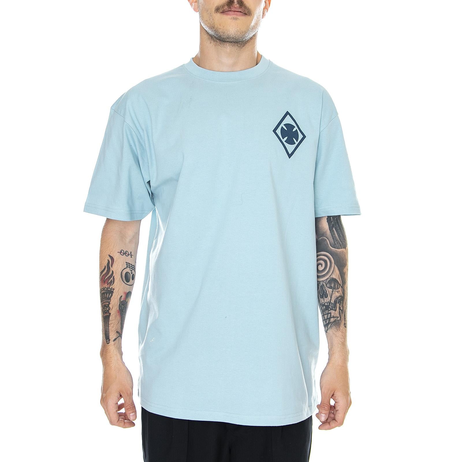  Ripped T-Shirt-Work Blue  INDEPENDENT 