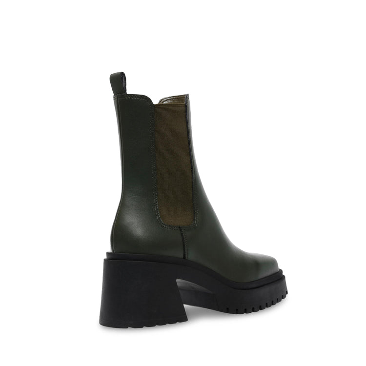 Fynn Olive Leat - Stivali Profilo alla Caviglia Donna Verdi SMSFYNN-OLI  STEVE MADDEN 