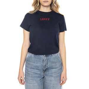 Levi's® T-Shirt Sportiva Essential Stampata -- Maglietta Donna Blu A8798-0045 . LEVIS 