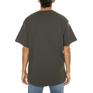 S/S Script Embroidery T-Shirt Cypress / White - Maglietta Girocollo Uomo Verde I030435.00XXX  CARHARTT WIP 