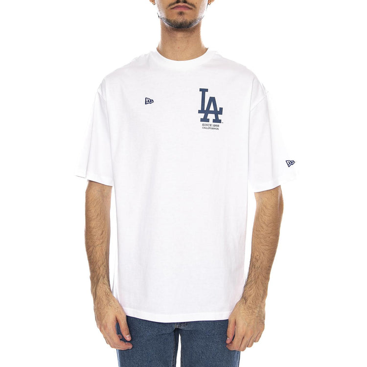MLB Baseball Graphic OS Tee Los Anglese Dodgers White - Maglietta Girocollo Uomo Bianca 60667851 . NEW ERA 