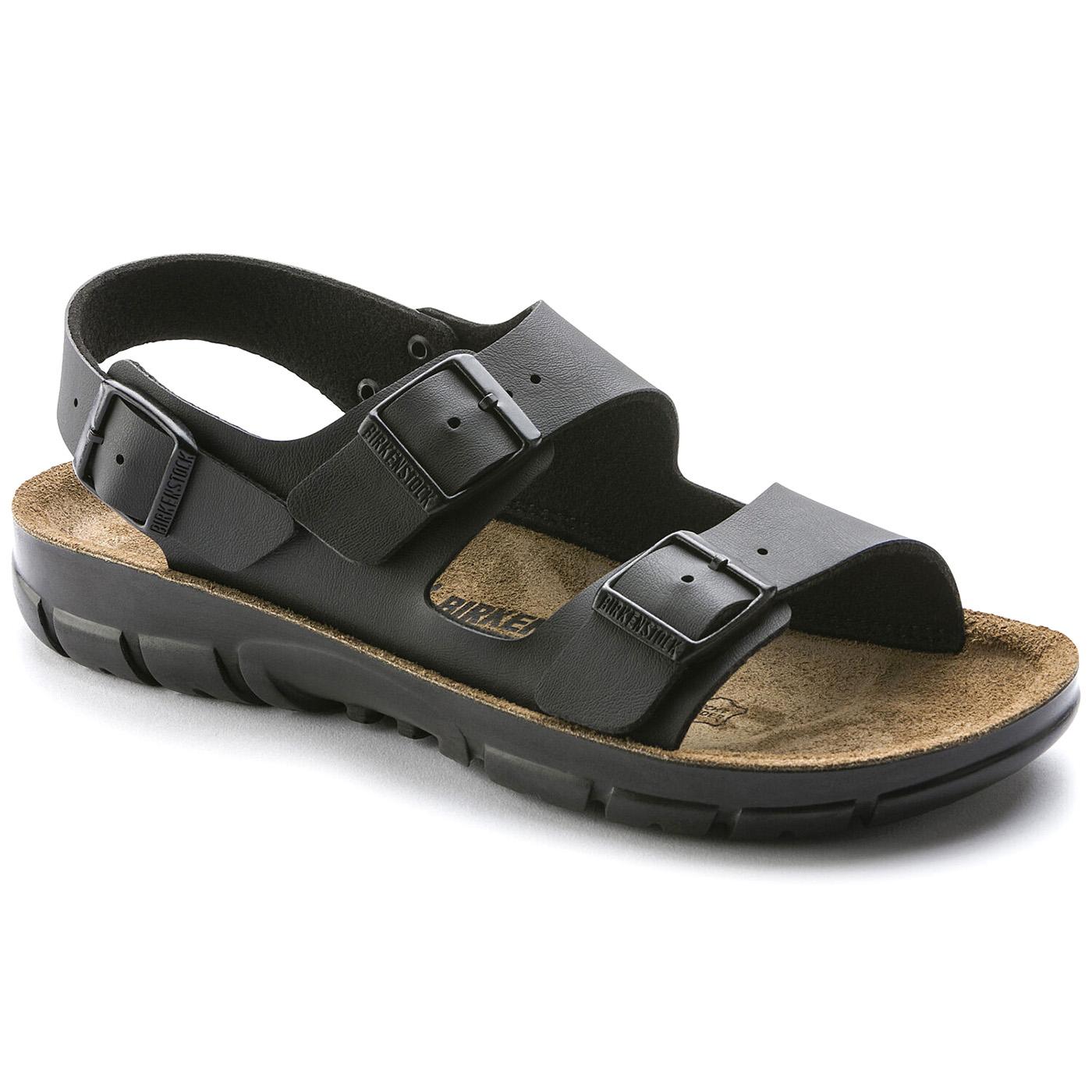 M' Kano SFB Black, Birko Flor - Sandali Uomo Neri 500781  BIRKENSTOCK 