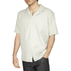 Favian Sea Foam - Camicia Maniche Corte Uomo Grigia 331390-083  ELVINE 