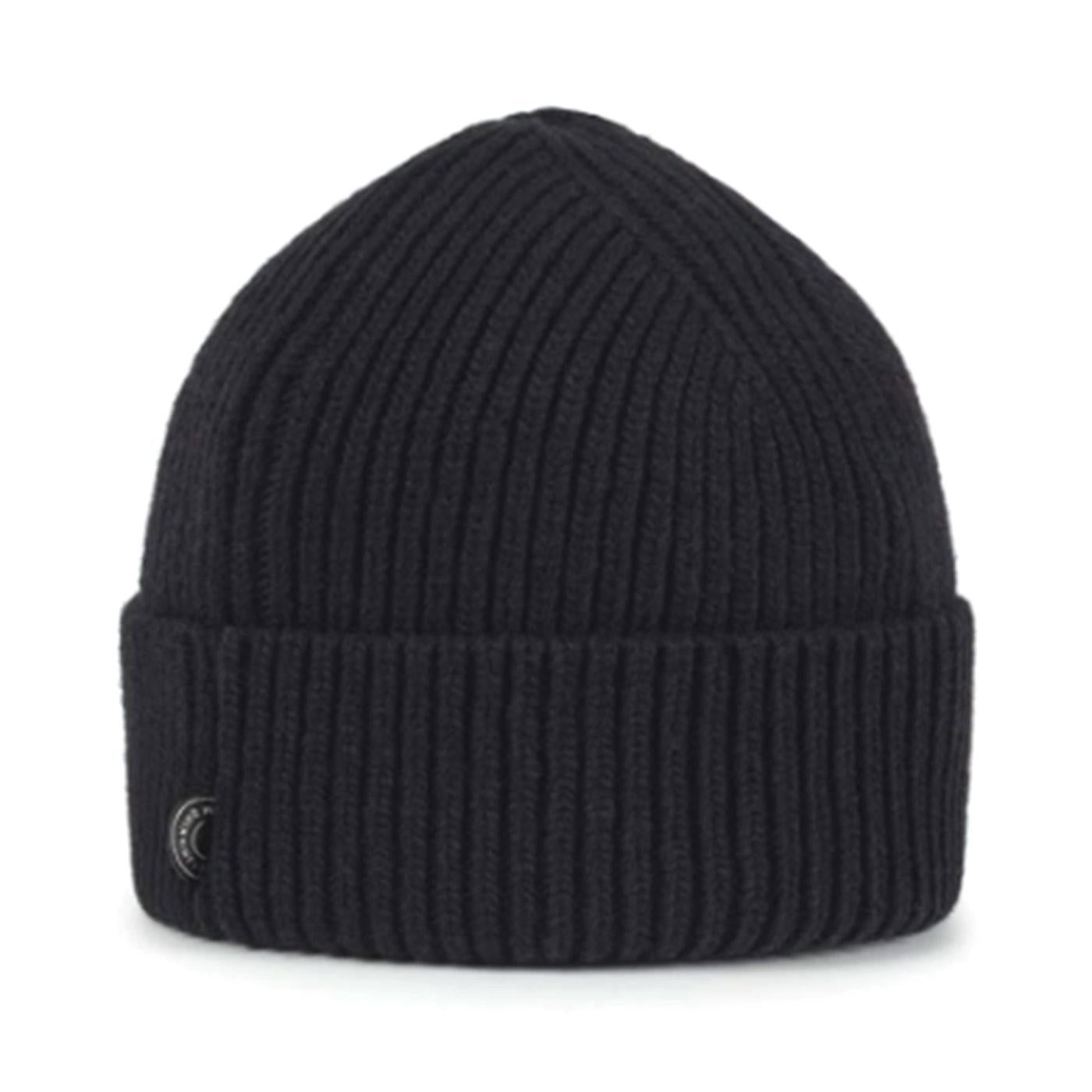 Black Amor Beanie - Cappellino a Cuffia Nero XHT00014  THINKING 