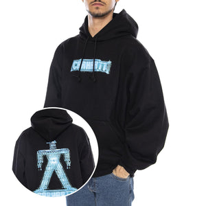 Hooded Electric Boogie Sweat Black- Felpa con Cappuccio Uomo Nera I035610.89XX  CARHARTT WIP 