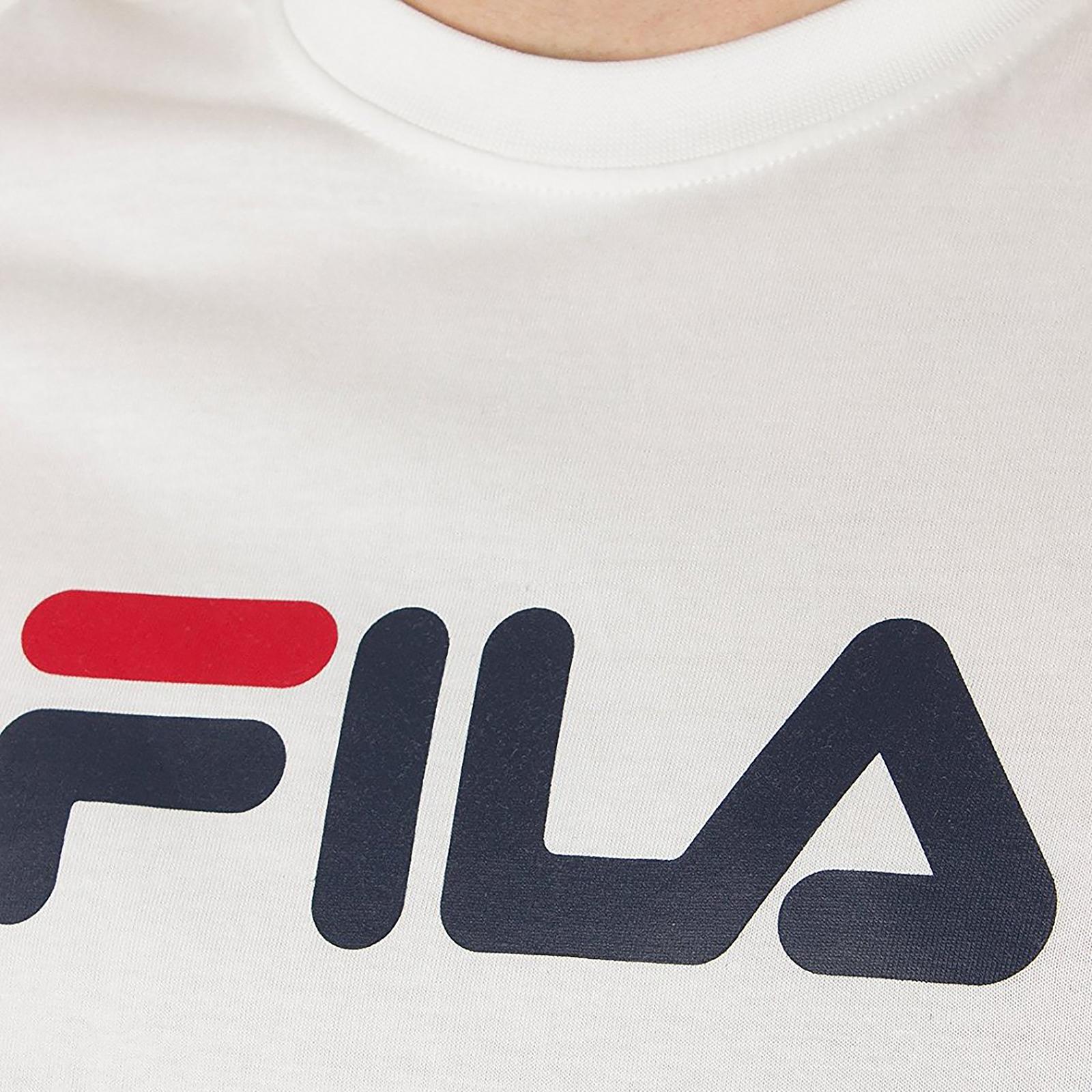 ESSENTIAL LINEAR LOGO T-SHIRT WHITE 76669_4  FILA 