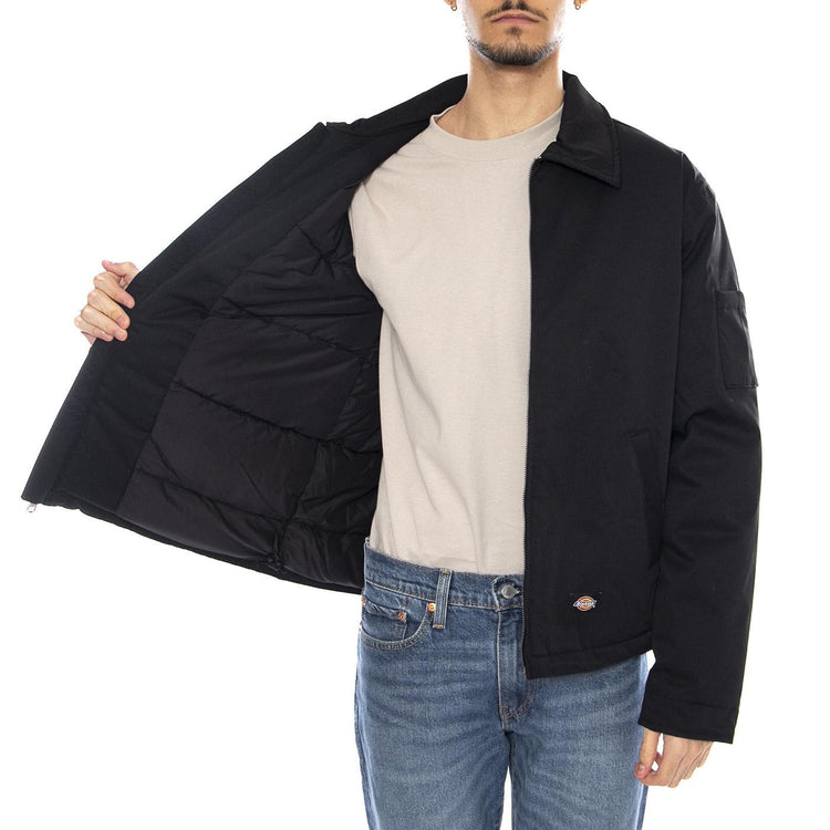 Eisenhower Puffer -- Giacca Imbottita Uomo Nera DK0A87O6BLK1 . DICKIES 