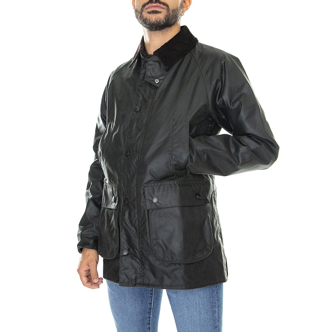 SL Bedale Wax Sage - Giacca Invernale Uomo Verde 222MMWX1758-SG92  BARBOUR 