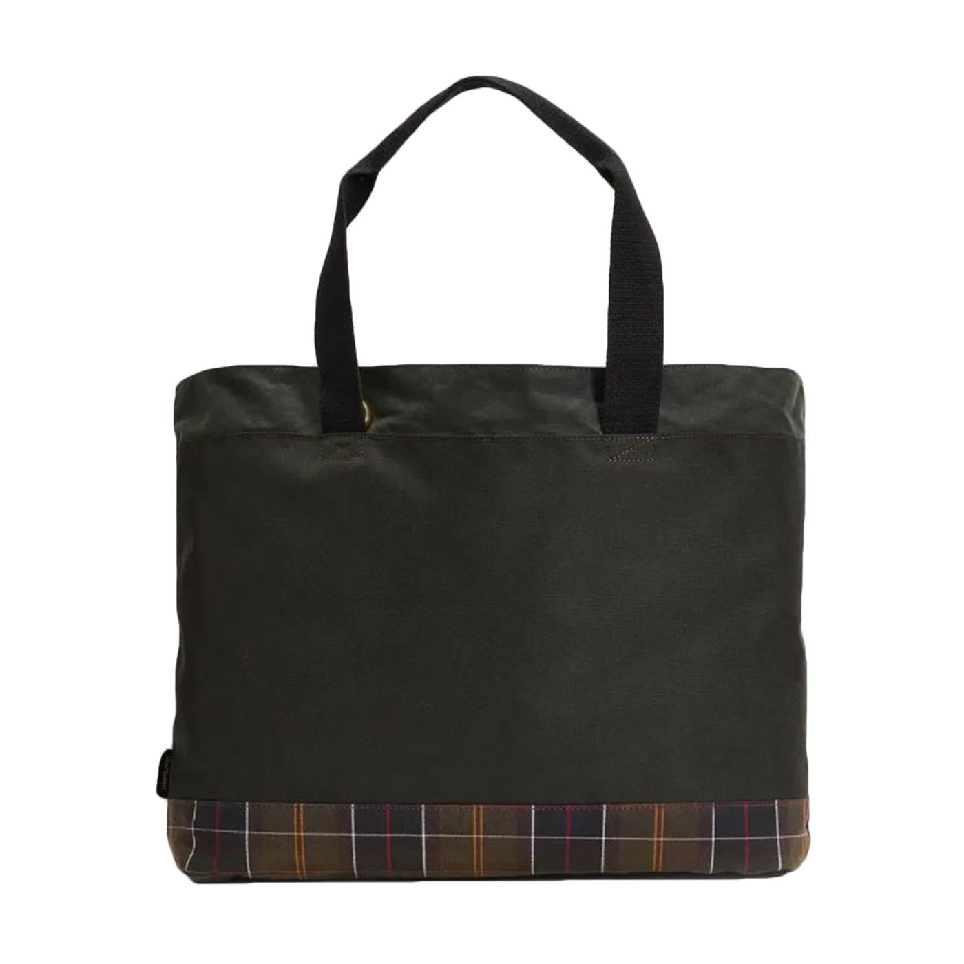 Field Wax Tote Bag Sage - Borsa Tote Verde UBA0750 SG91 BARBOUR 