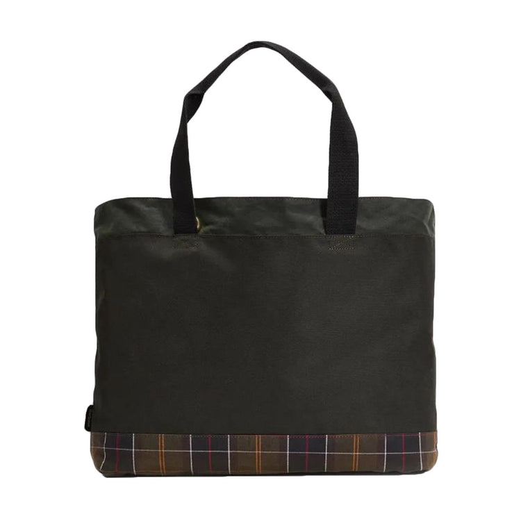 Field Wax Tote Bag Sage - Borsa Tote Verde UBA0750 SG91 BARBOUR 