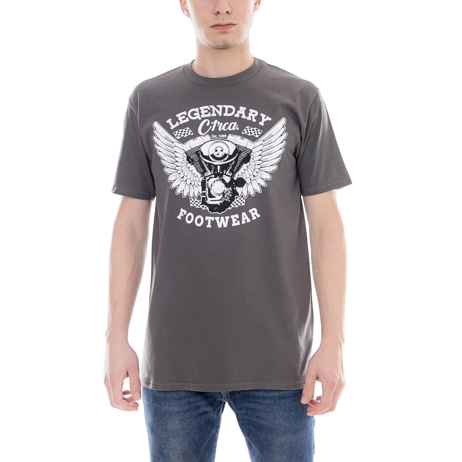 LEGENDARY T-SHIRT CHARCOAL MTS009-CHARCOAL  C1RCA 