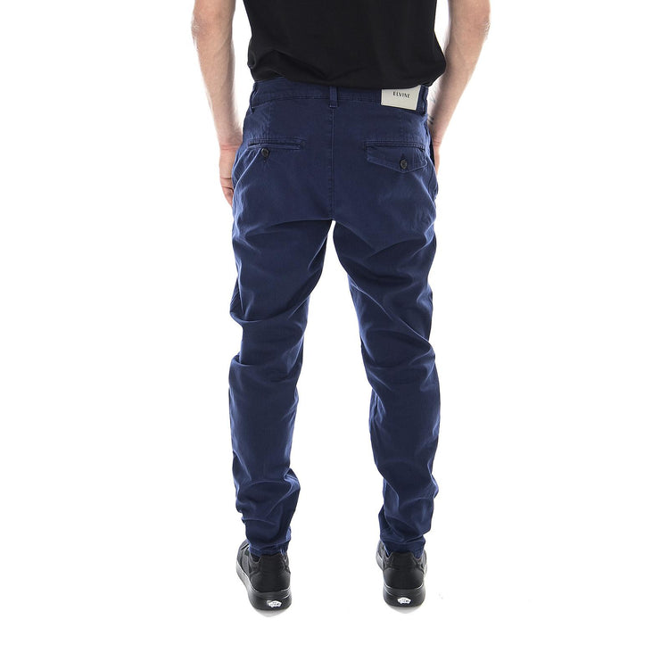 Cropson - Pantaloni Chino Uomo Blu 181201-584  ELVINE 
