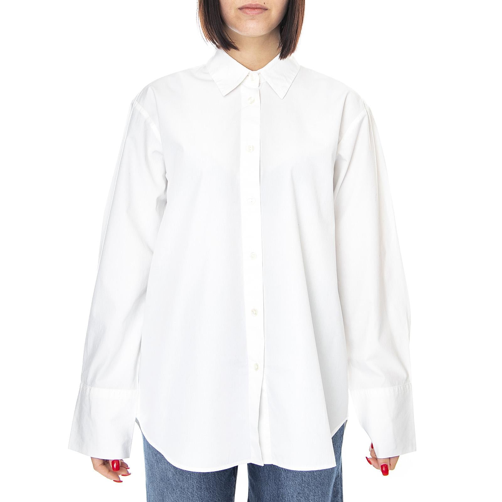 Womens Arden Blouse Shirt - Tallow White - Camicia Donna Bianca 330323-263  ELVINE 