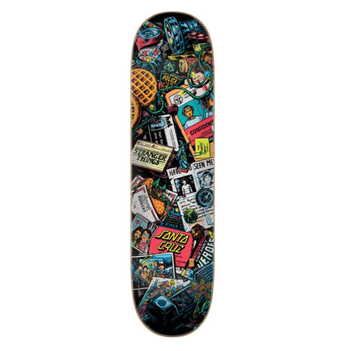 Stranger Things Season 1 x Santa Cruz - Tavola da Skateboard Nera / Multicolore 134881  SANTA CRUZ 