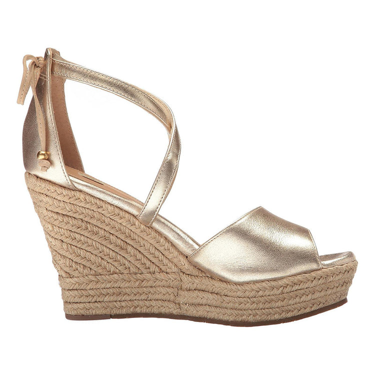 Womens Reagan Metallic Gold Sandals UGSREAGMGD1017799W  UGG 