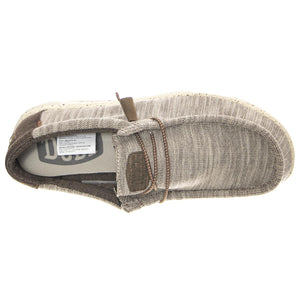 M' Wally Stretch Mix 2AC - Scarpe Stringate Profilo Basso Uomo Grige HD.40025.2AC  HEY DUDE 