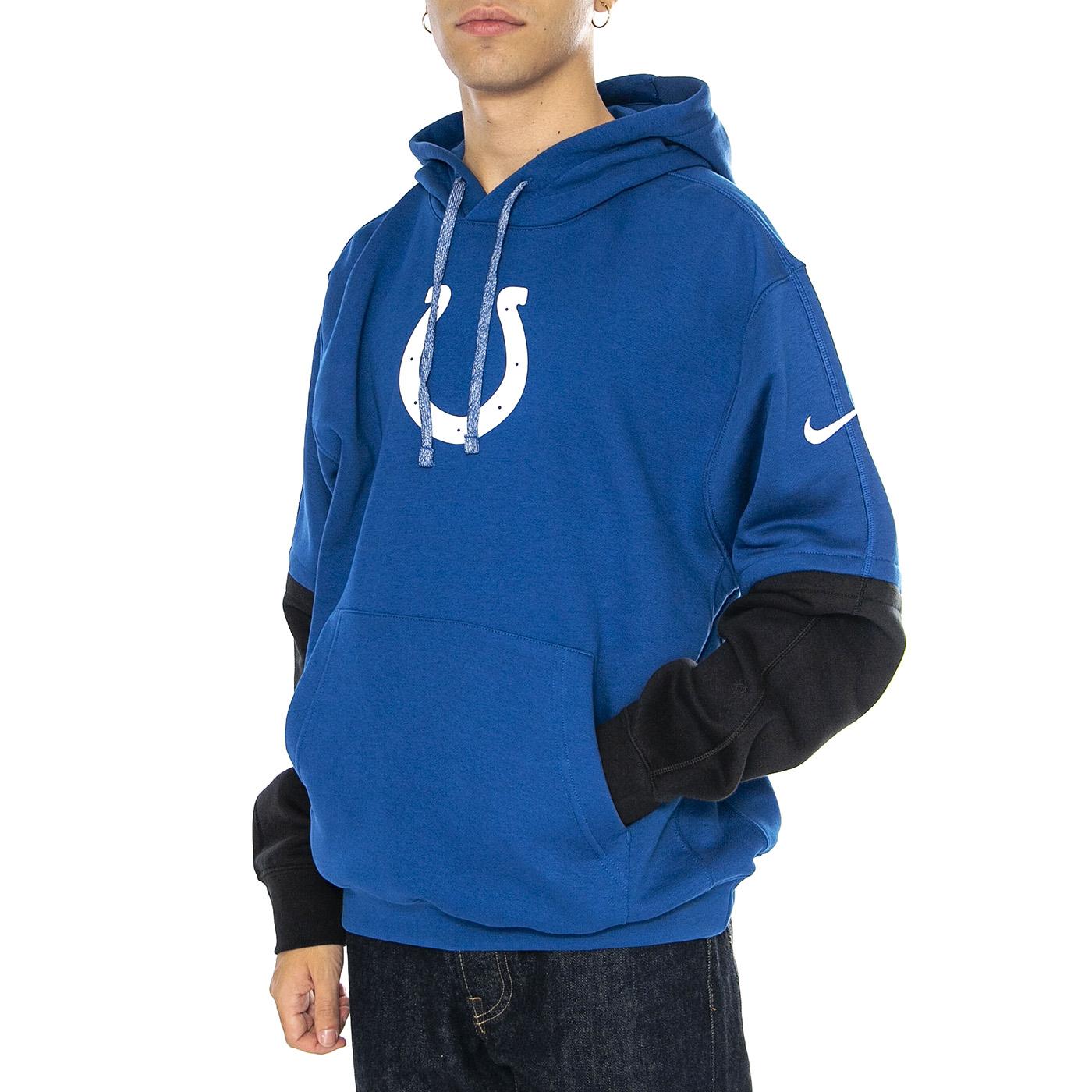 Nike Club Hoodie Blue - Felpa con Cappuccio Uomo Blu 02F2-0BN1-98-87G  NIKE 