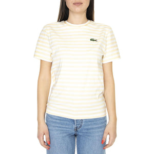 T-Shirt CI1 - Maglietta Girocollo Donna Multicolore TF2594-VI1  LACOSTE 