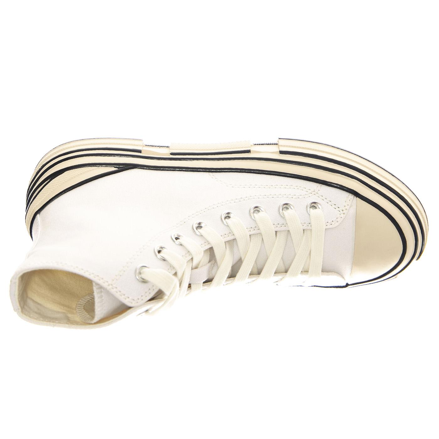 JC Play Endorphine-H Light White Canvas - Scarpe Profilo Alto Donna Bianche PLSJCD-037-2-09-LWHT  JEFFREY CAMPBELL 