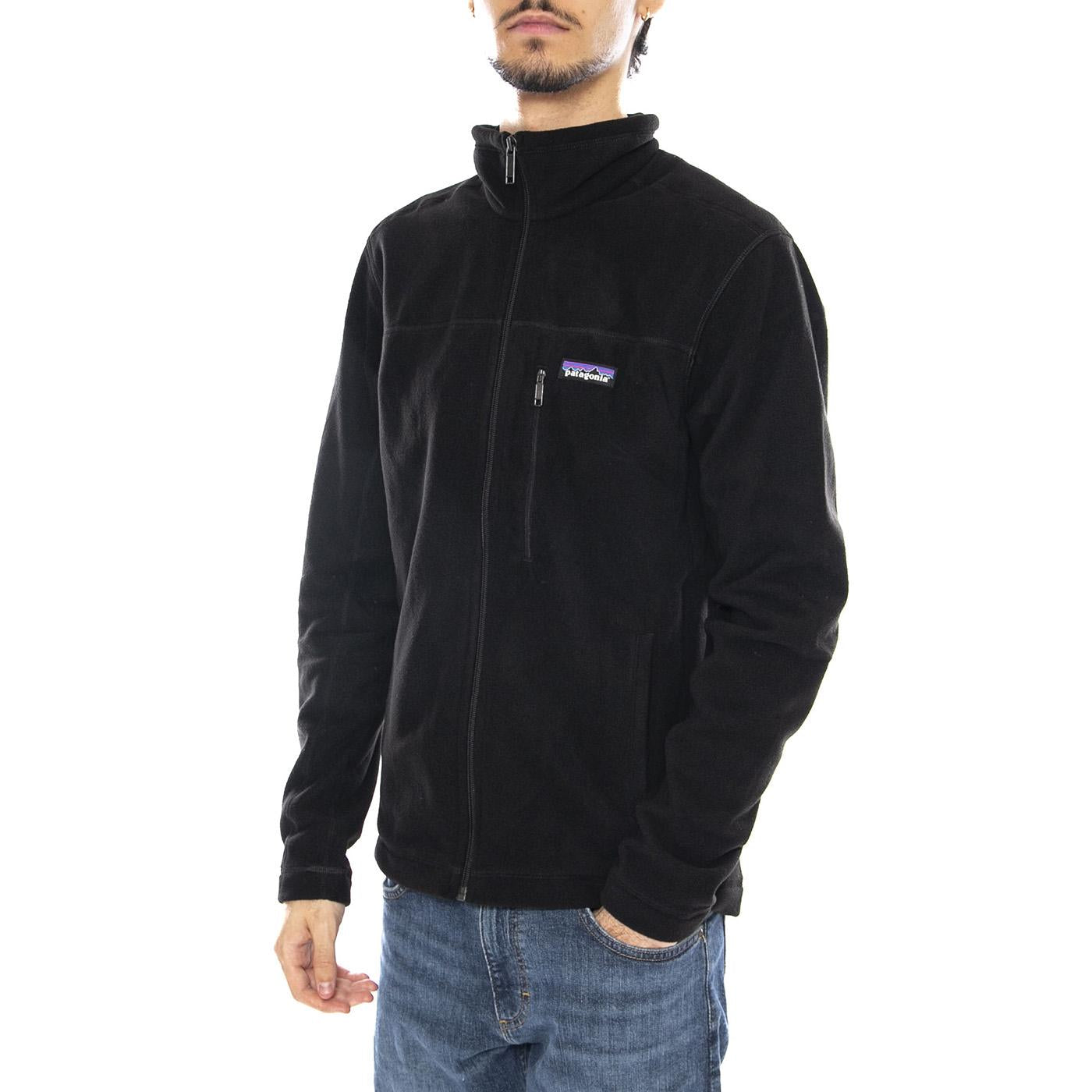 M's Micro D Jkt Black - Giacca Uomo  Nera 26171 BLK PATAGONIA 