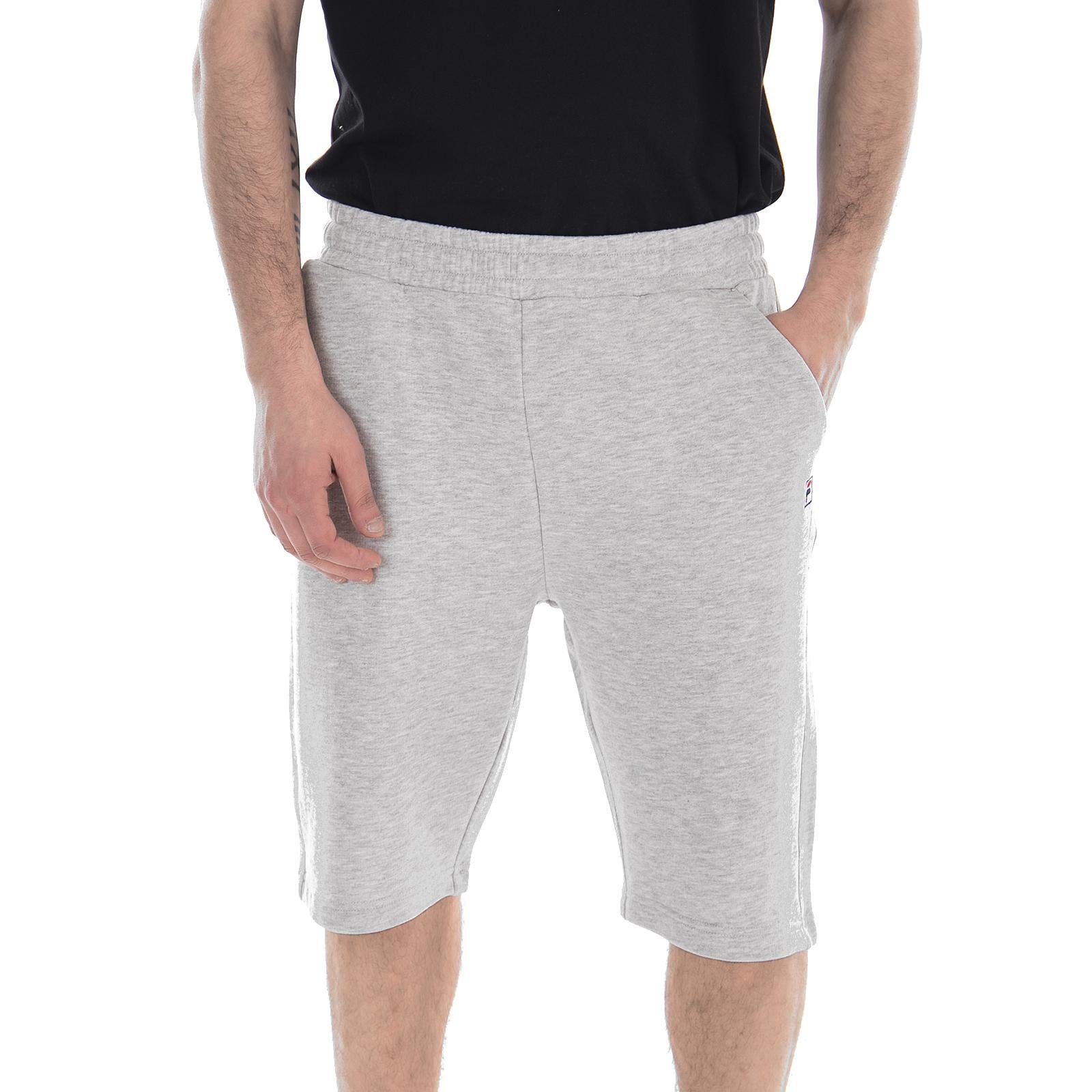 Cameron Long Shorts Sweat light grey melange bros 682162-B13  FILA 