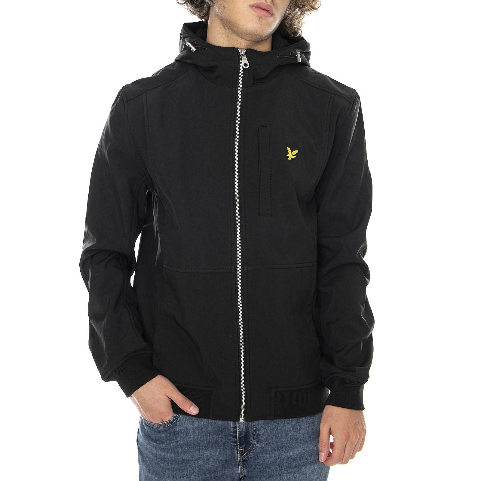 Softshell Jacket Jet Black - Giacca Invernale Uomo Nera JK1214V-Z865  LYLE & SCOTT 