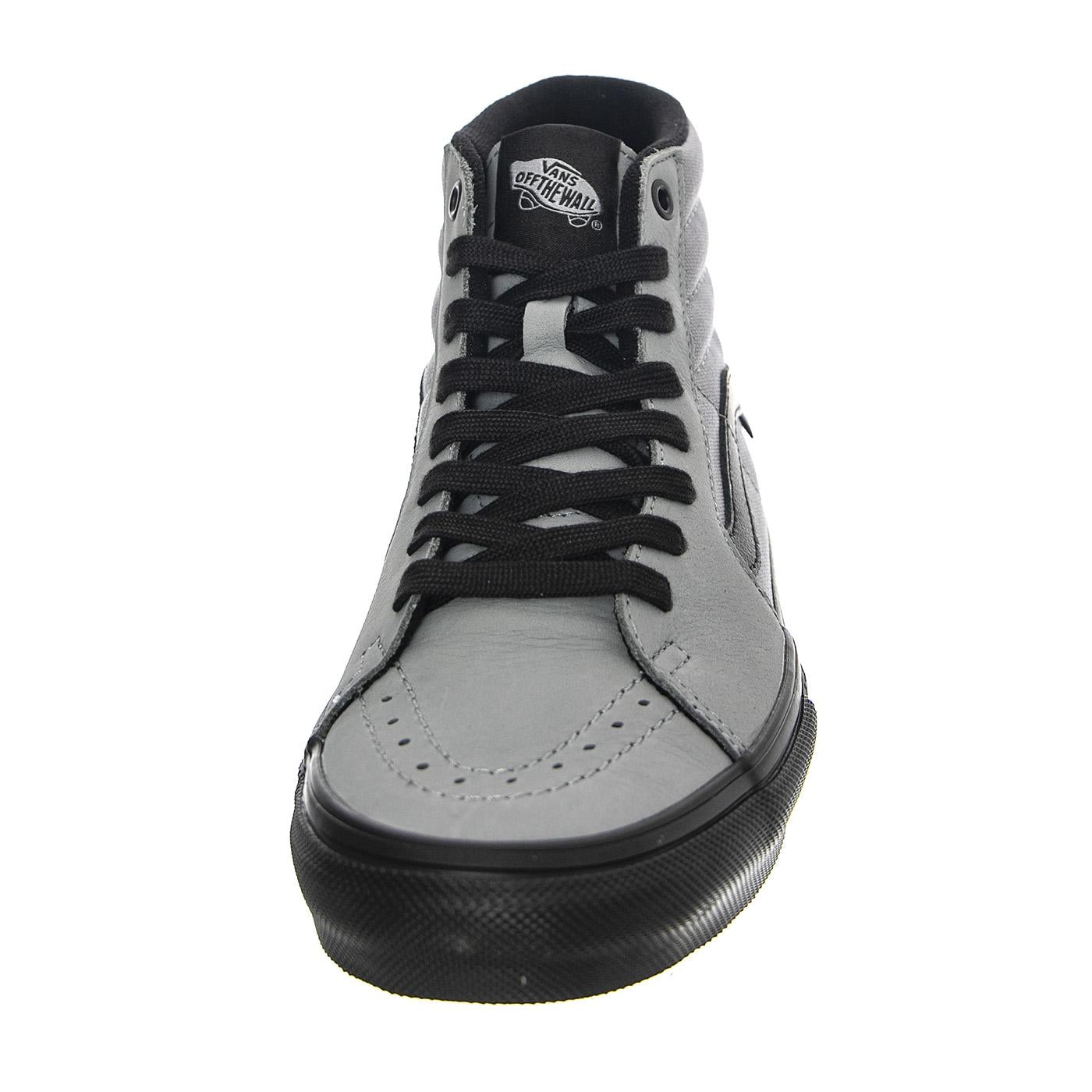 MN Skate SK8-Hi Nubuck Washed Blue / Black - Scarpe Stringate Profilo Alto Uomo Grigie VN0A5FCCG0E1  VANS 