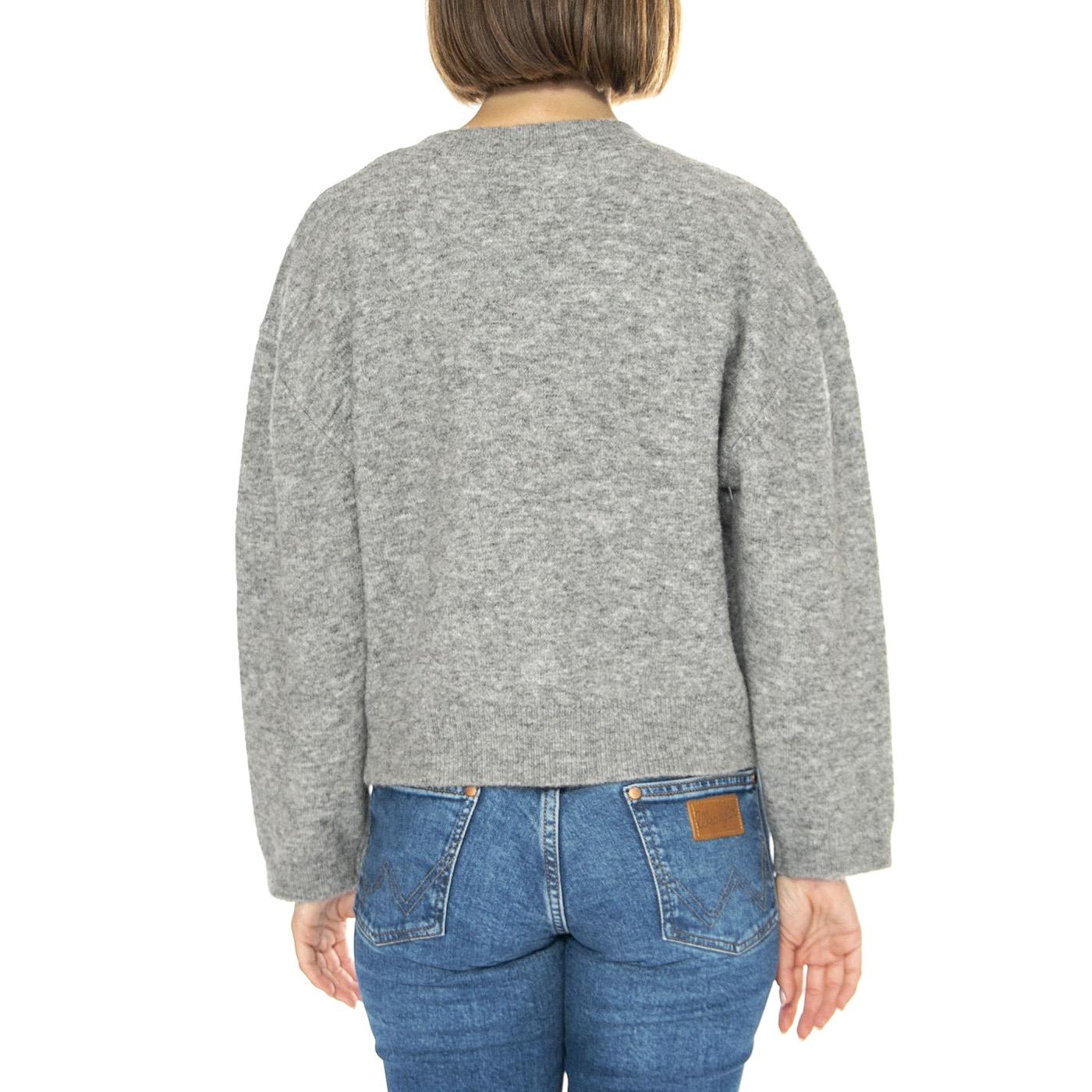 Erna Grey Melange - Cardigan Donna Grigio 331300-112  ELVINE 