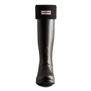 Recycled Fleece Tall Boot Sock Black - Stivali in Poliestere Neri HUAUAS3400RCF-BLK  HUNTER 