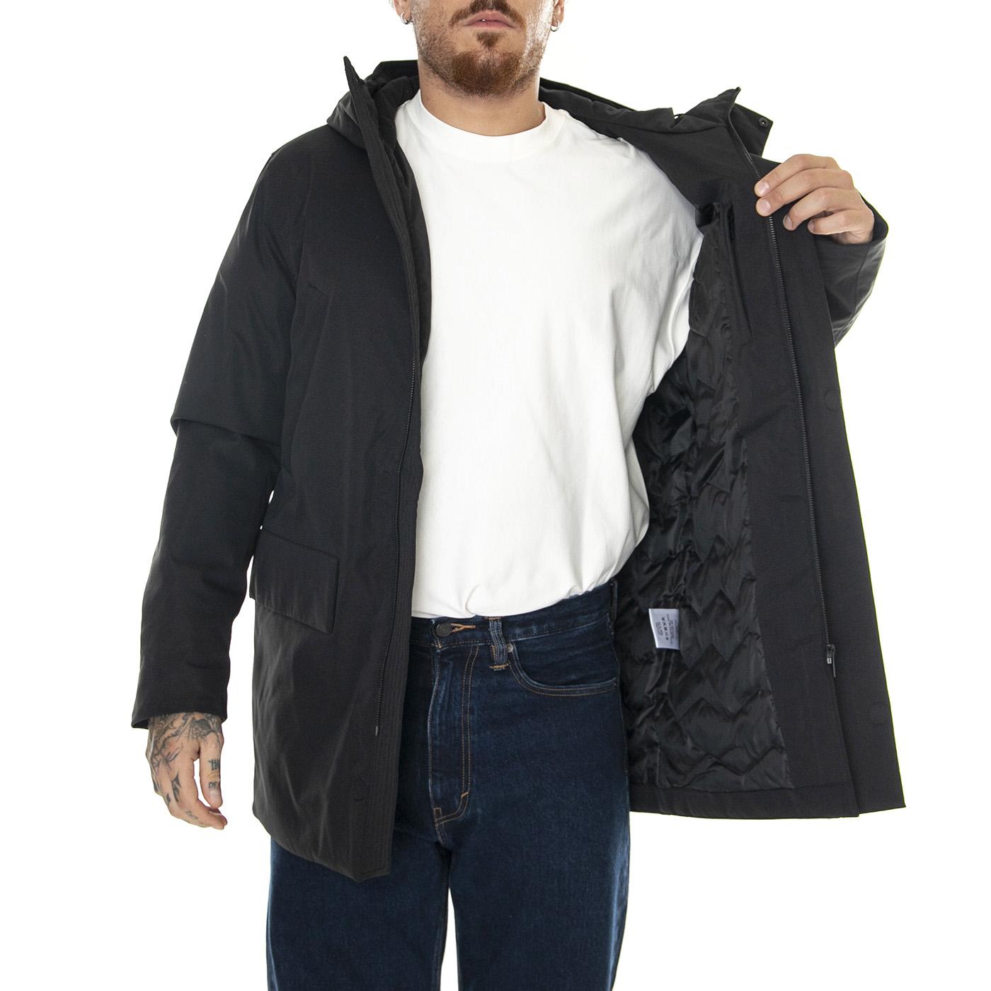 M' Lucius Black Jacket - Giacca Invernale Uomo Nera 330653-110  ELVINE 