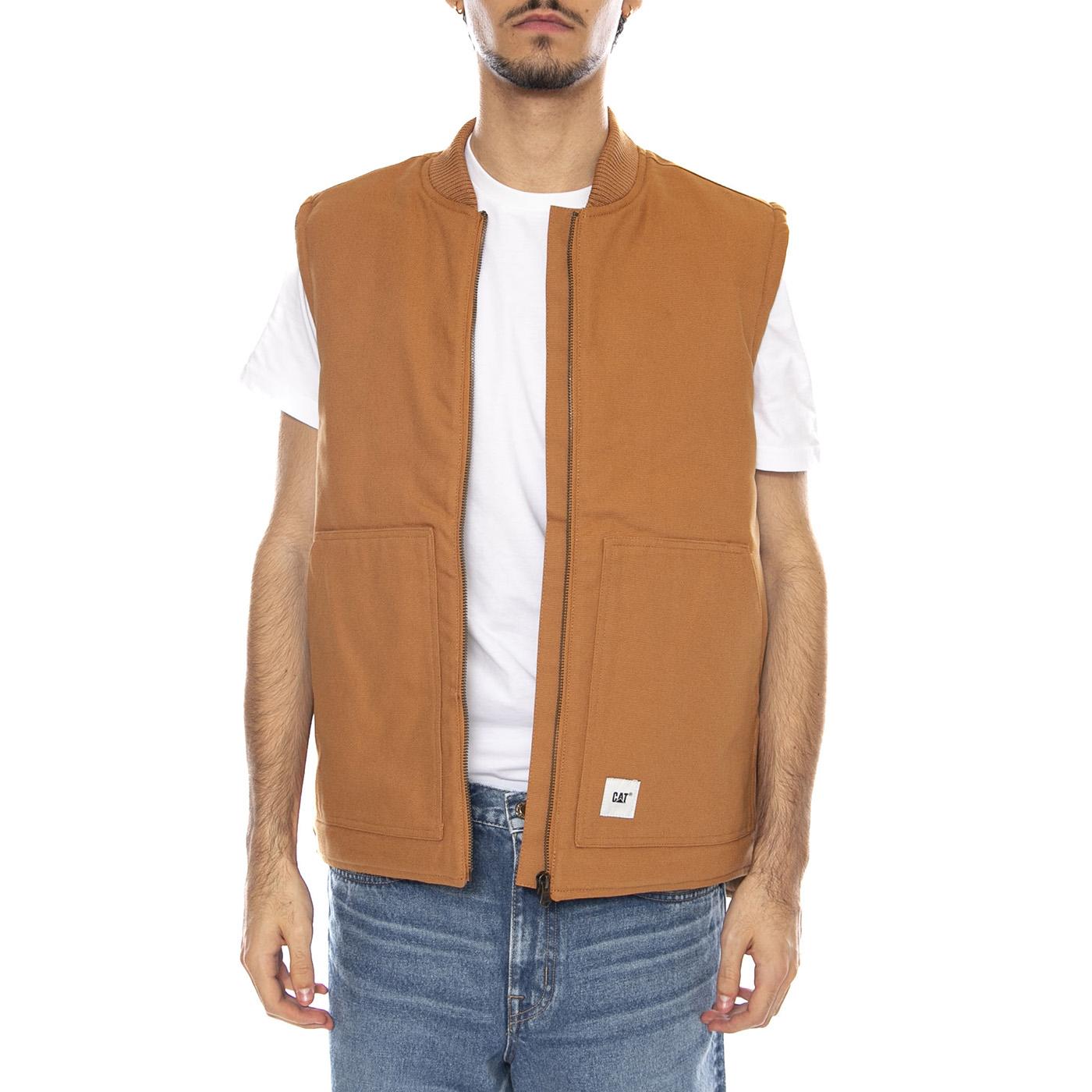 Classic Canvas Vest Duck - Giacca Smanicata Uomo Marrone 6040102 16-1432 CAT 