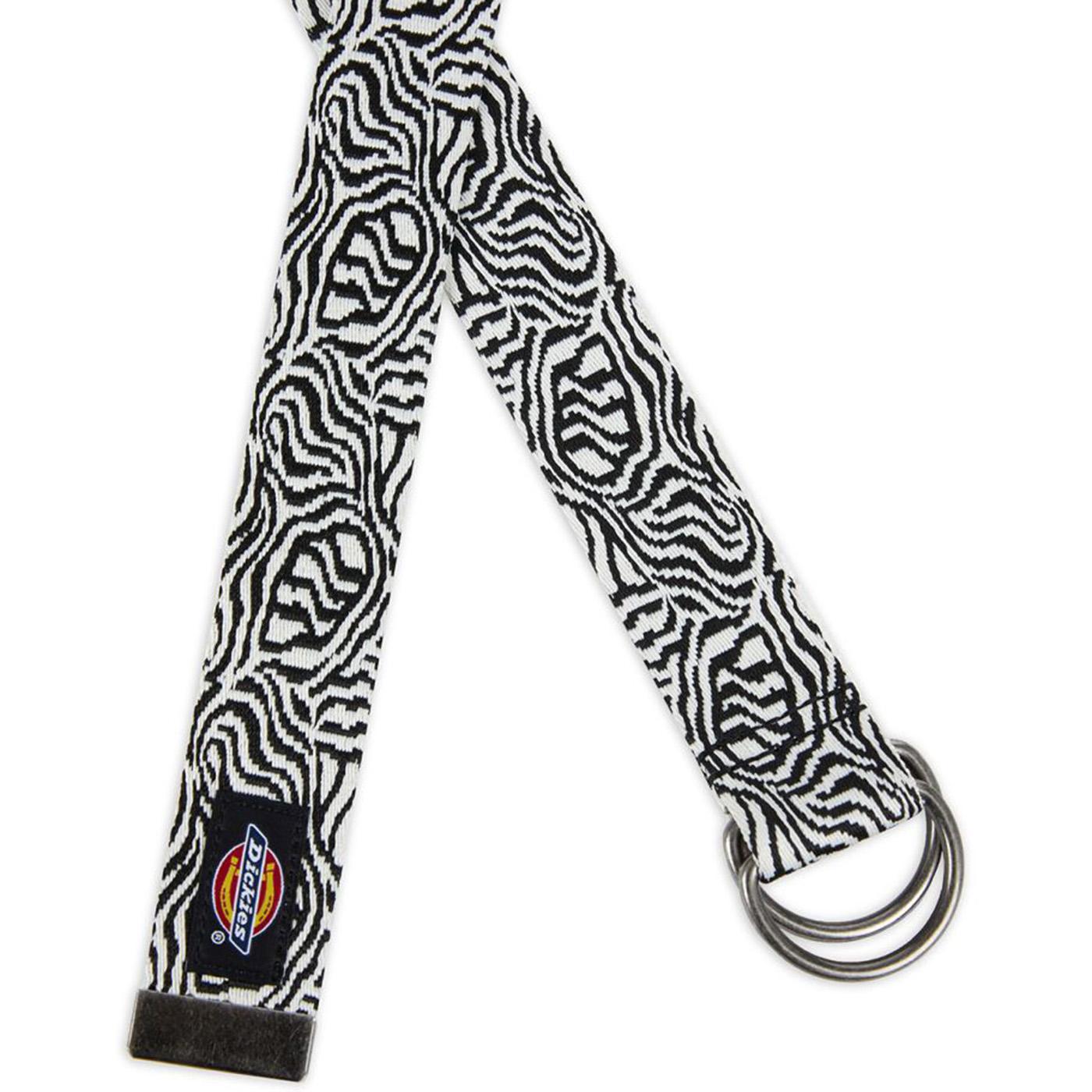 Leesburg Belt Cloud Zebra - Cintura Bianca / Nera DK0A4Y9DF311  DICKIES 