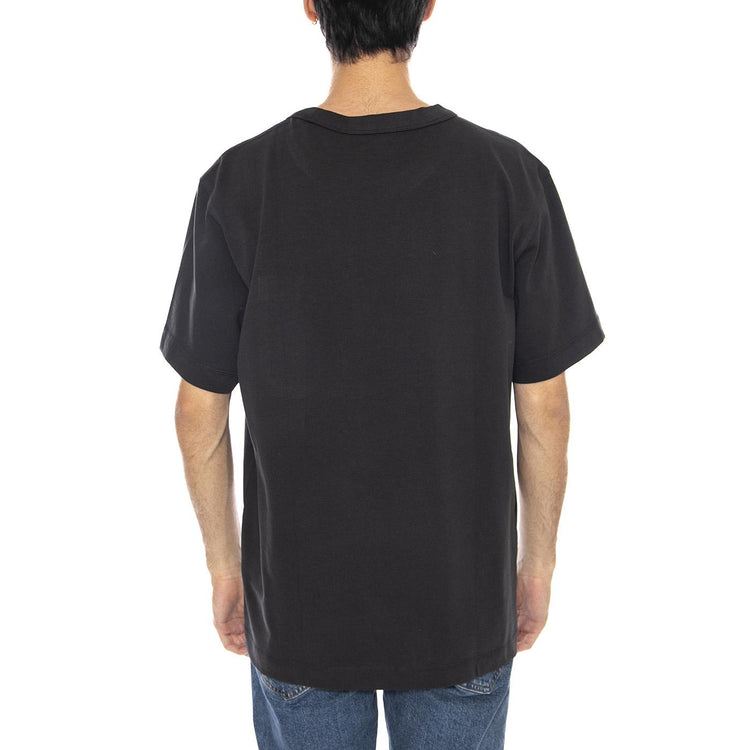 Pocket Tee Faded Black - Maglietta Girocollo Uomo Nera 112371498 . WRANGLER 