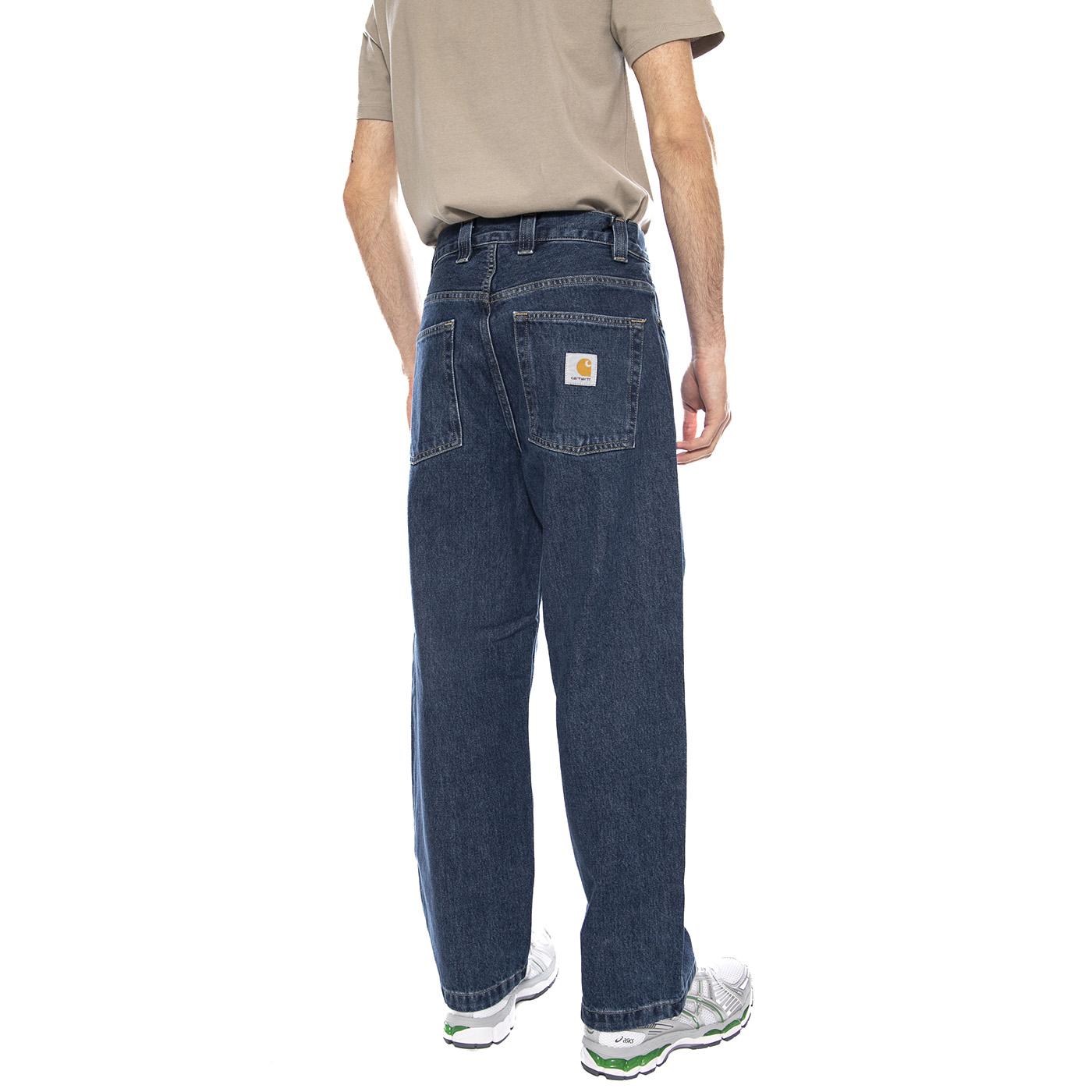 Brandon Pant - Pantaloni Denim Jeans Uomo Blu I035893 0106 CARHARTT WIP 