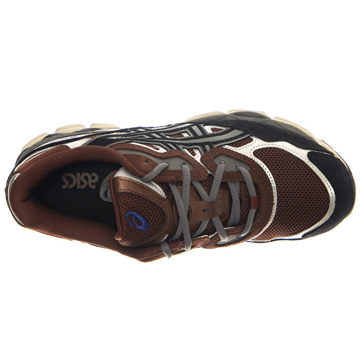 Gel-NYC Reddish Brwon / Black - Scarpe Stringate Profilo Basso Uomo Multicolore 1203A383-200  ASICS 