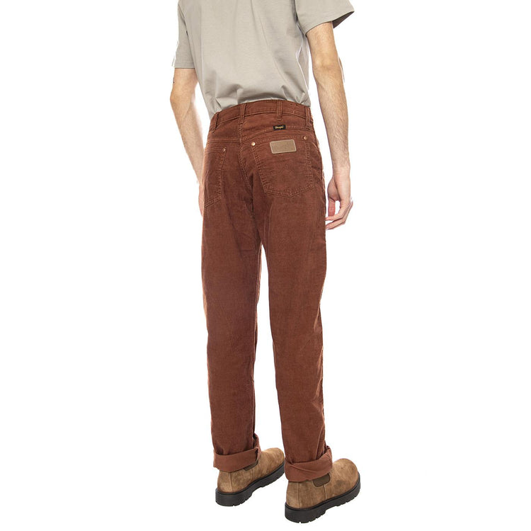13MWZ Wrangler Brown - Pantaloni Uomo Marroni 112378541 . WRANGLER 