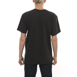 PON DI ENDZ PIG. DYED TEE BLACK 1904205-BLACK  STUSSY 