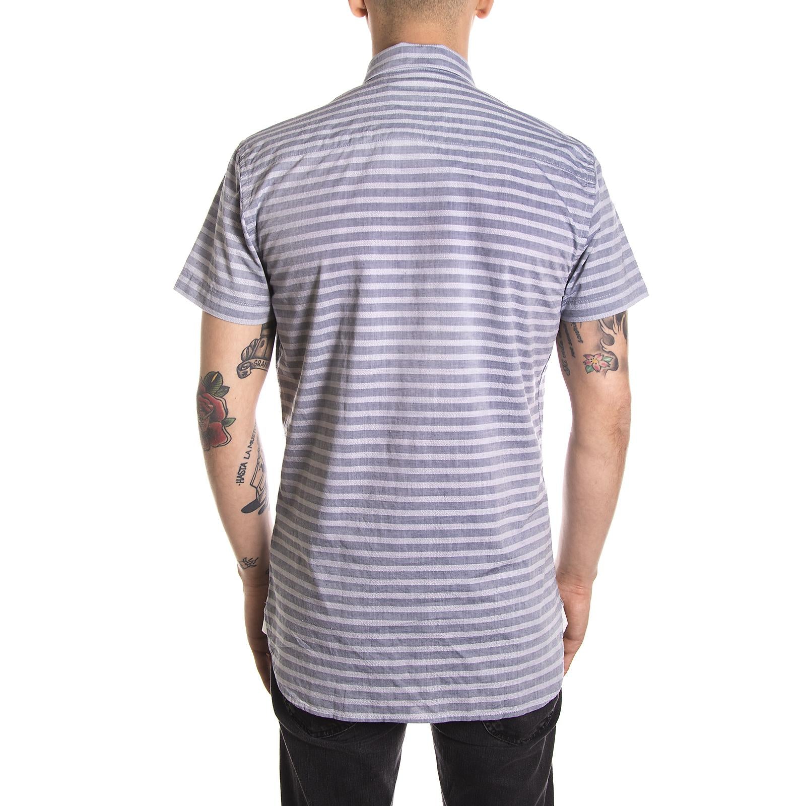 BELLINO SHIRT MEDIUM BLUE 140620082-1002  MINIMUM 