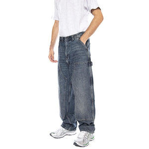 OG Double Knee Pant Blue - Pantaloni Denim Jeans Uomo Blu I035797.014L . CARHARTT WIP 