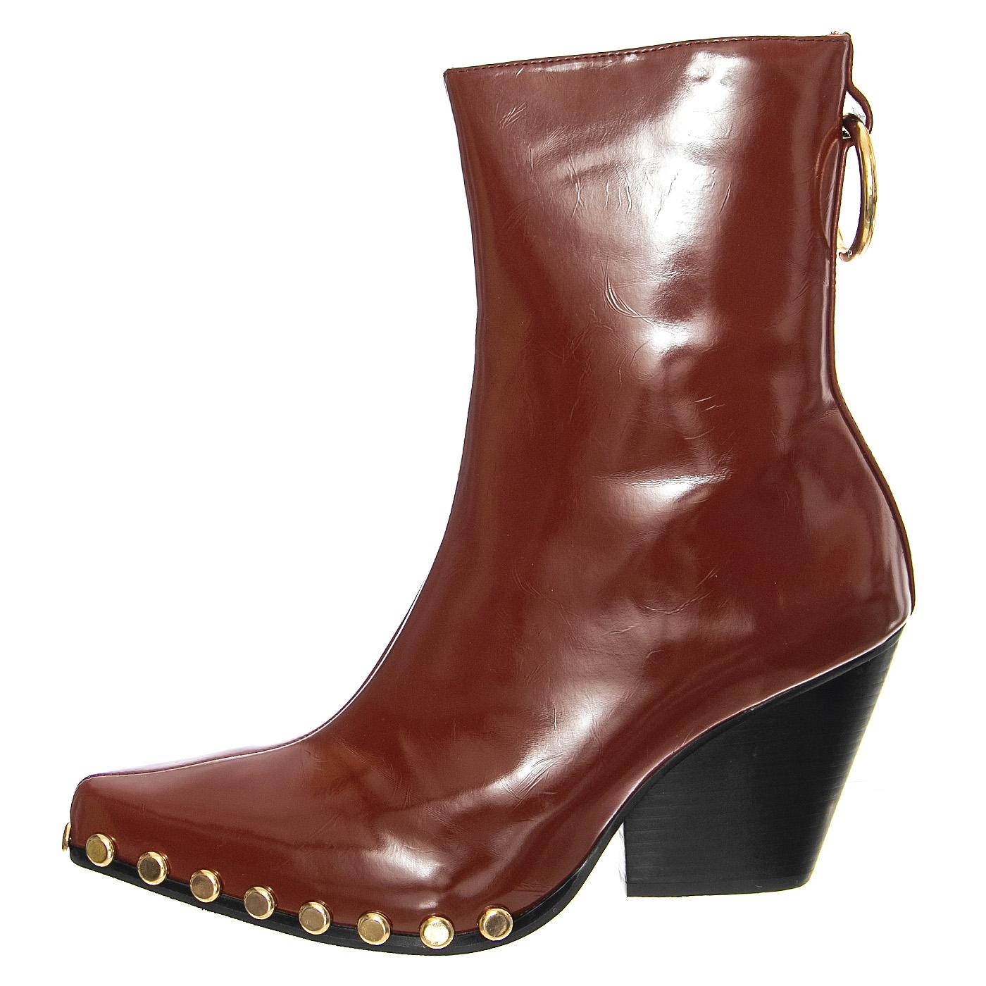 W' Walton-SR2 Red PU - Stivali Donna Marroni JCSJC-1095-1-6-RED  JEFFREY CAMPBELL 