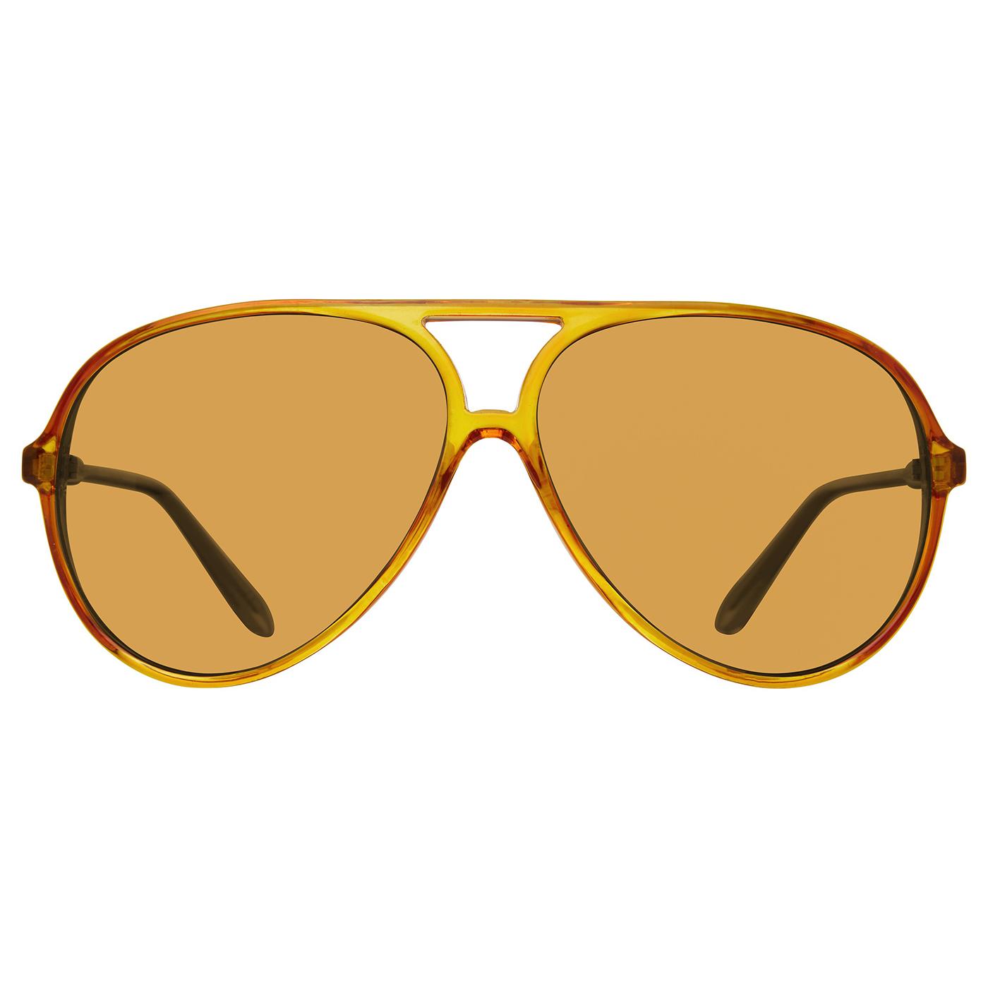 Decker/S Yellow Brown Gradient - Occhiali da Sole Gialli SMAX17265  STEVE MADDEN 