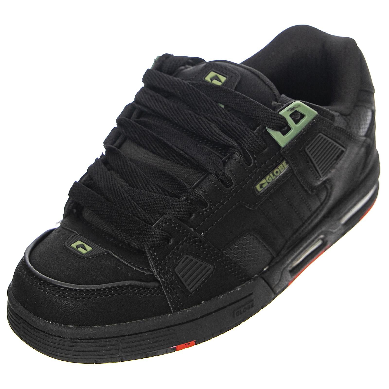 M' Sabre Black / Upcycle Lace-Up Shoes GBSABR-20539  GLOBE 