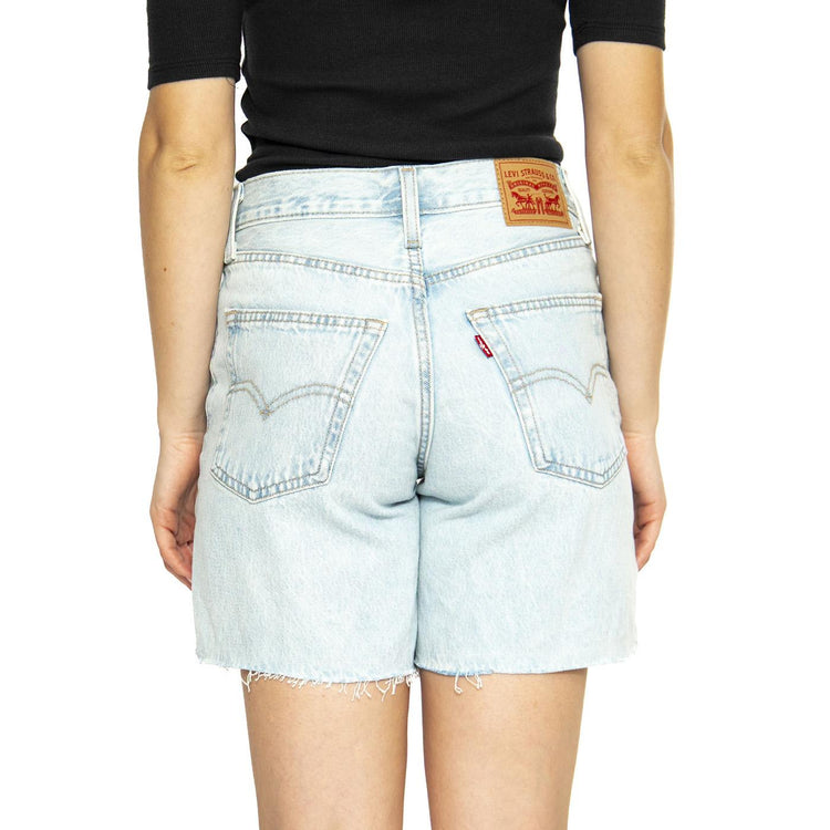 '94 Baggy Short Mister Twister Cut Hem - Bermuda Denim Jeans Donna Blu 001JO-0002 . LEVIS 
