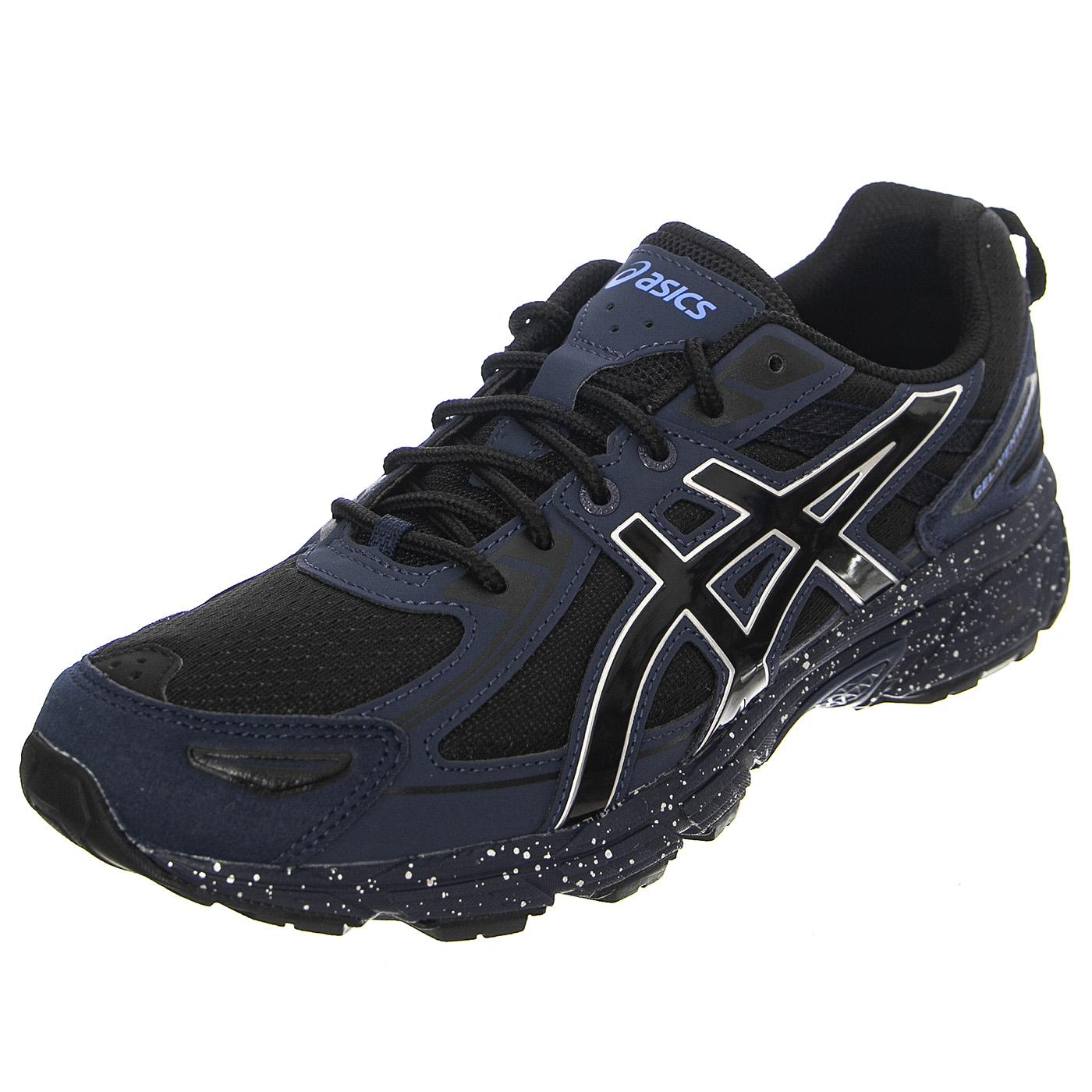 Gel-Venture 6 Black / Pure Silver - Scarpe Stringate Profilo Basso Uomo Nere 1203A245-003  ASICS 