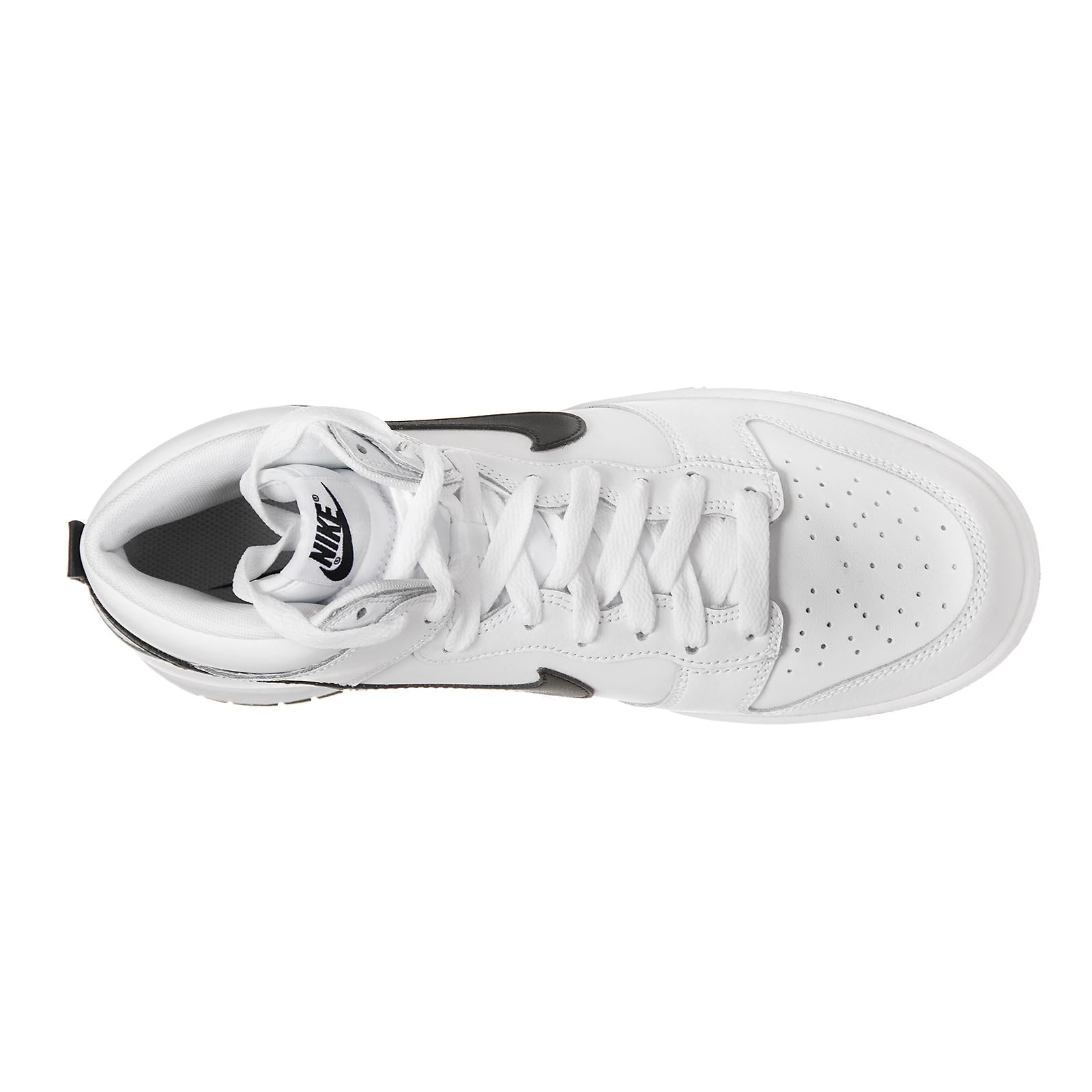 MEN S NIKE DUNK HI SHOE WHITE/BLACK 93401_4  NIKE 