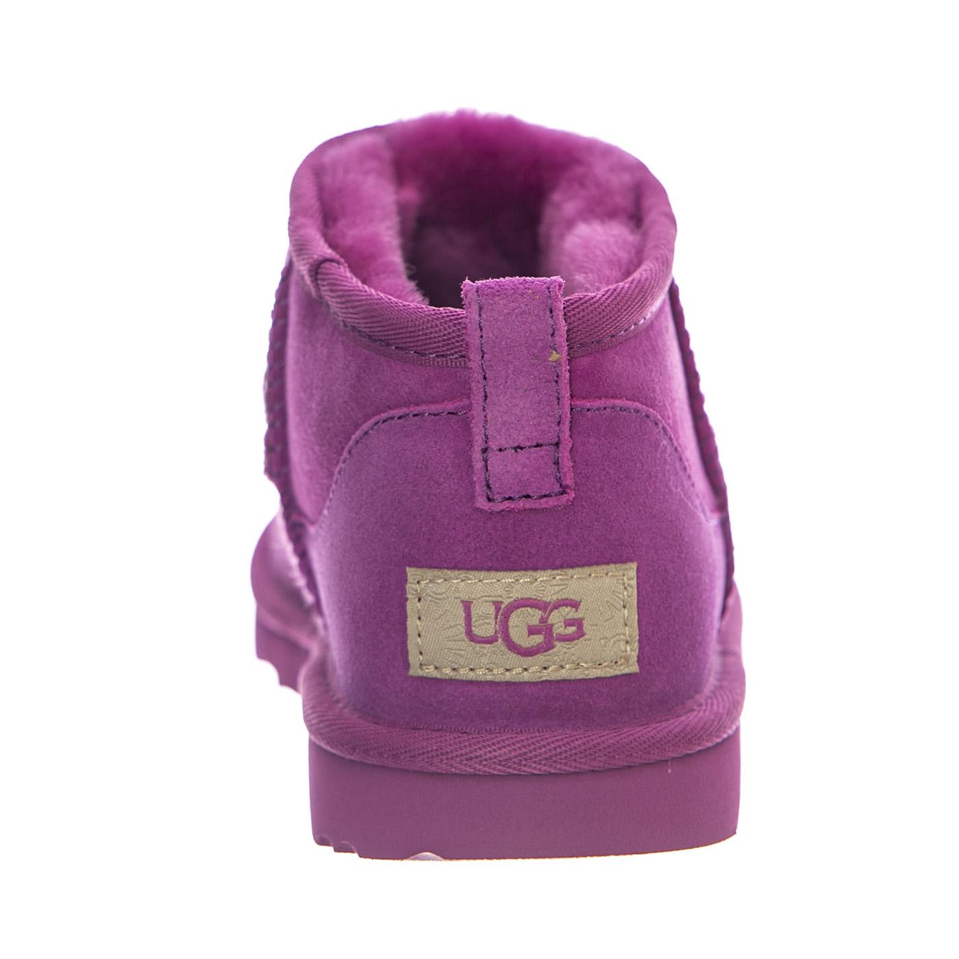 UGG Classic Ultra Mini Mangosteen - Scarpe Bambino / Bambina a in Pelle Scamosciata Viola 1130750K MGS UGG 