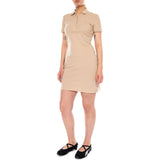 ABITINO BEIGE - Abito Polo Donna Beige  Donna LACOSTE