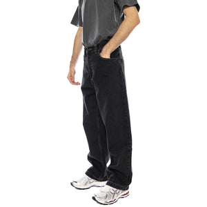 Carhartt WIP Brandon Pant Cotton Smith Jeans Black Stone Washed - Pantaloni Uomo Neri I035893.89.06 . KAWASAKI 
