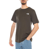 M Evo SD Reg SS Tee New Taupe Green - Maglietta Girocollo Uomo Verde  Uomo THE NORTH FACE